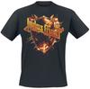 Judas Priest Fire Shield Graphic T-Shirt Soft Breathable Unisex Streetwear Tee Men Women Casual Crew Neck