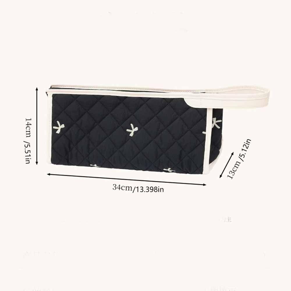 Large Capacity Hair Dryer Storage Bag With Handle Space Saving Cosmetics Storage Bag Dustproof Soft Stationery Organizer