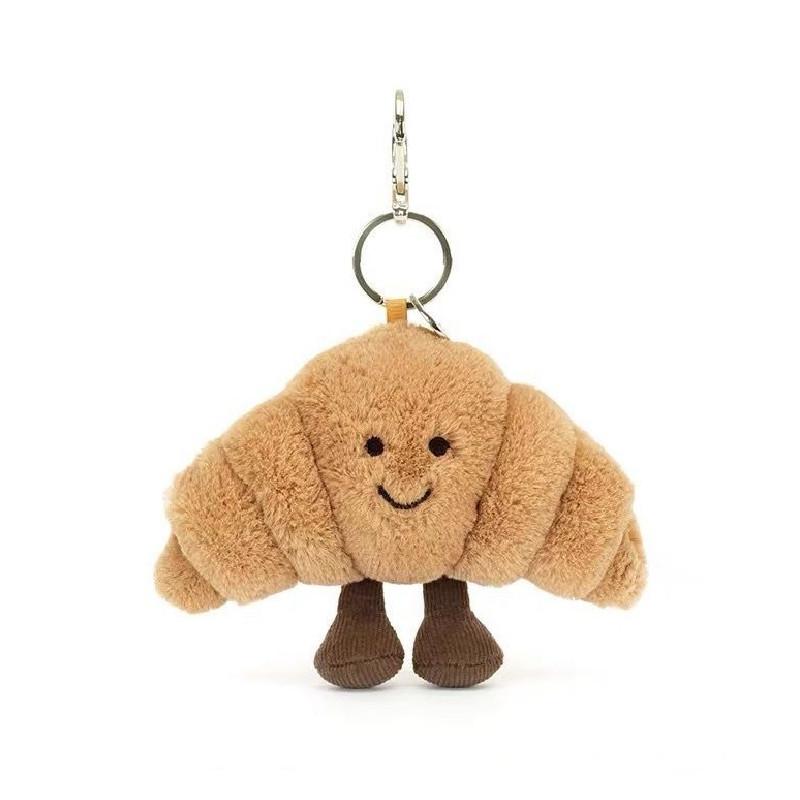 Rozkošná zvířecí plyšová hračka přívěsek na klíče dárek pro dívky ideální pro pohodlí a mazlení