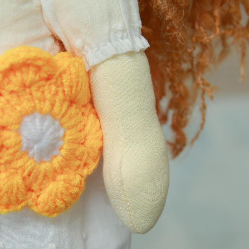 BlissfulPixie Waldorf Handgjord Fe-docka Söt Plyschleksak för Perfekt för Barn Docka, - 30cm, Mjuk, Flickor,