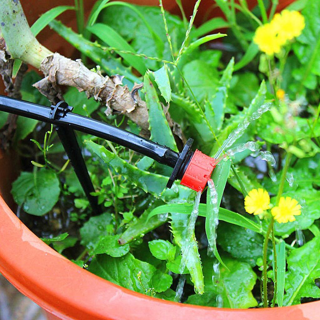 5~40m Automatic Garden Watering System Kit Rain Sensor Water Timer Dripper Irrigation Combination Lawn Potted Watering Supplies