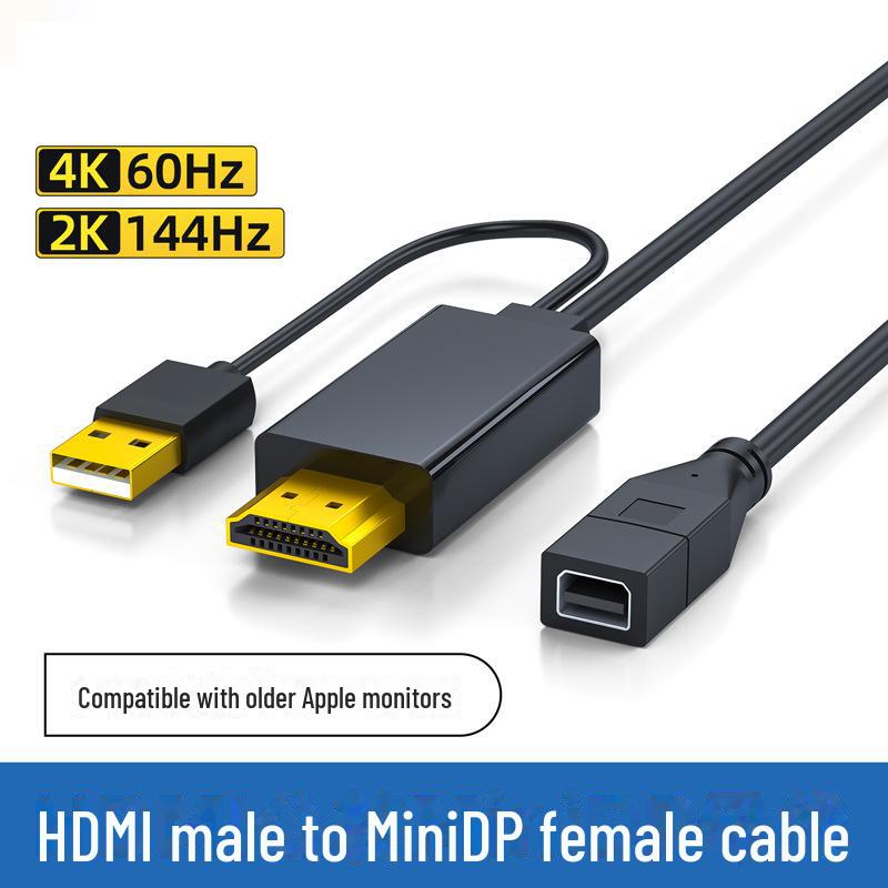 

Кабель-переходник HDMI-Mini DP Female