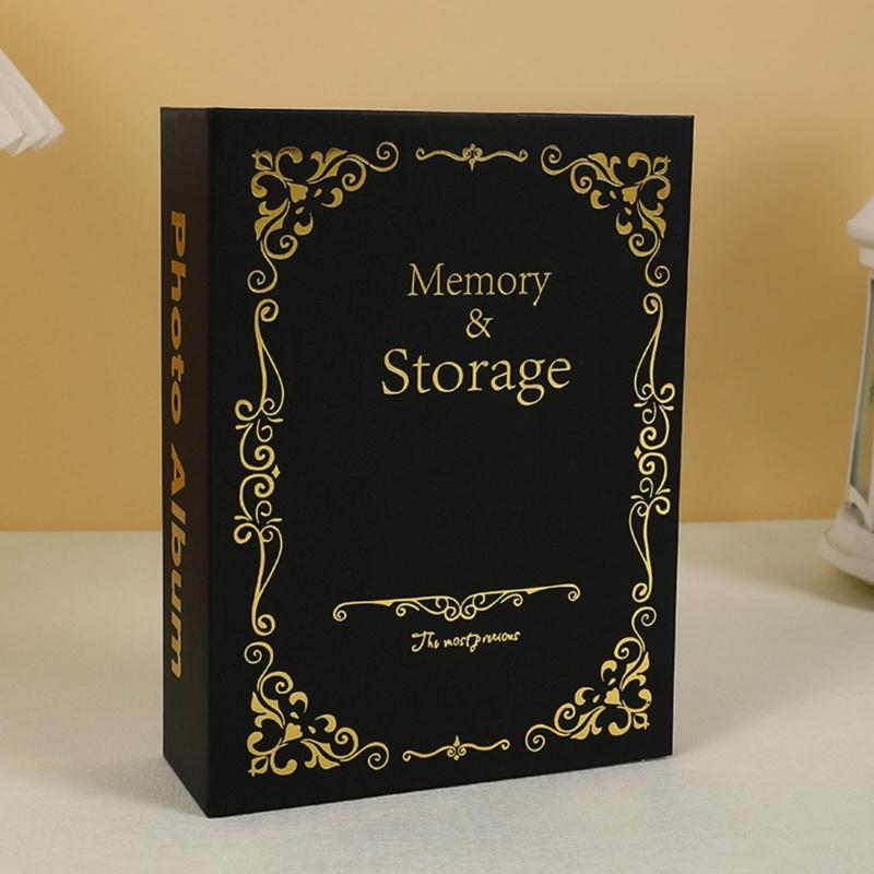 Handcover Mini Photo Book, Photo Album 4x6 100Pockets Large Capacity for Family Wedding Anniversary Baby Vacation