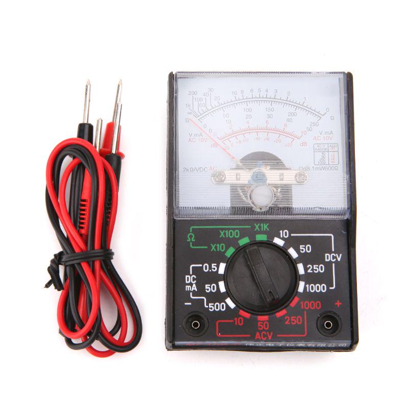 Voltmeter Ammeter Resistance Meter Analog Multimeter Tool 250mA for