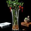 Extra Large Transparent Glass Vase, 50cm Height, Wide Diameter for Flower Arrangements, Living Room Decor, Hydroponic Lucky Bamboo