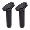 2 Pcs Kayak Fishing Rod Holder Deck Flush Mount Rod Rack Rust Proof for Saltwater Freshwater Boat Storage