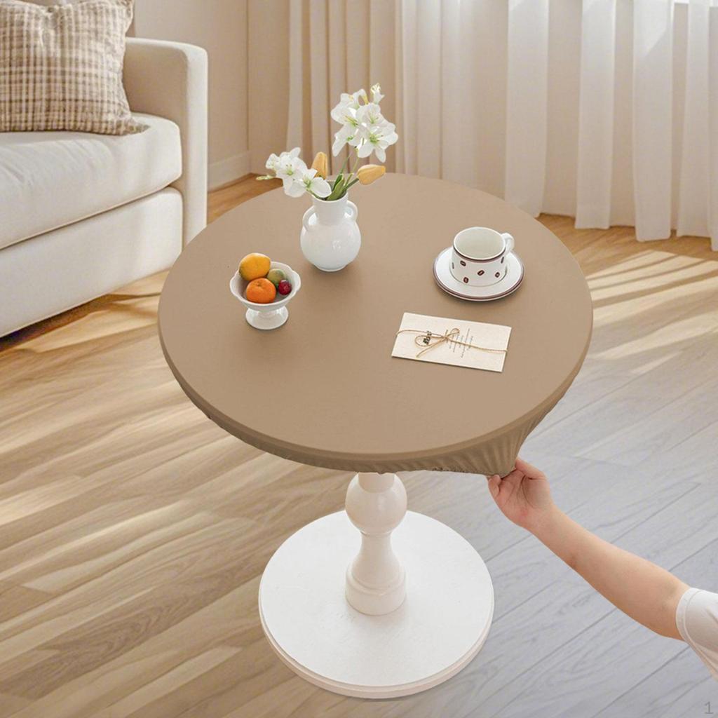 Elastic Stretch Table Protector for Kitchen and Event Use