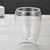 320ml Foreign Wine Glass Modern Drinking Utensils Insulated Beverage Cup Double Layer Glass Juice Coffee Latte Cold Drink Cups