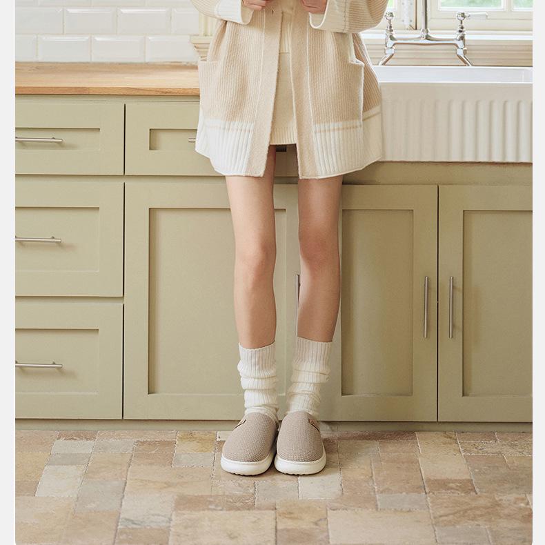 Park Seo-yun Baumwollfleece-gefütterte Winterhausschuhe - Unisex, Warm, Dicksohlig, Bequem für Zuhause