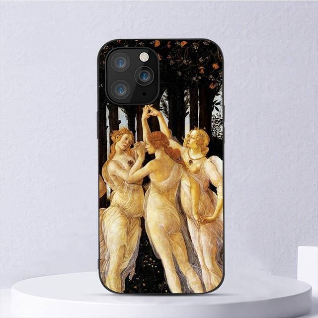 Renaissance Art Painting Phone Case For Iphone 11 12 Mini 13 14 Pro Xs Max X 8 7 6s Plus 5 Se Xr Shell