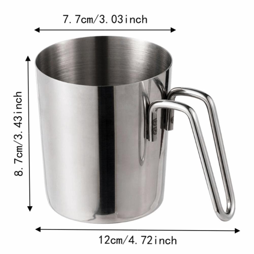 Stainless Steel Toothbrush Storage Cup Minimalist Tooth Brushing Cup Durable Rinse Cup Couple