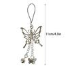 Fashionable Butterfly Bell Pendant Keychain Unique Anime Keychain with Butterfly Bell  Charm for Cosplay Enthusiasts