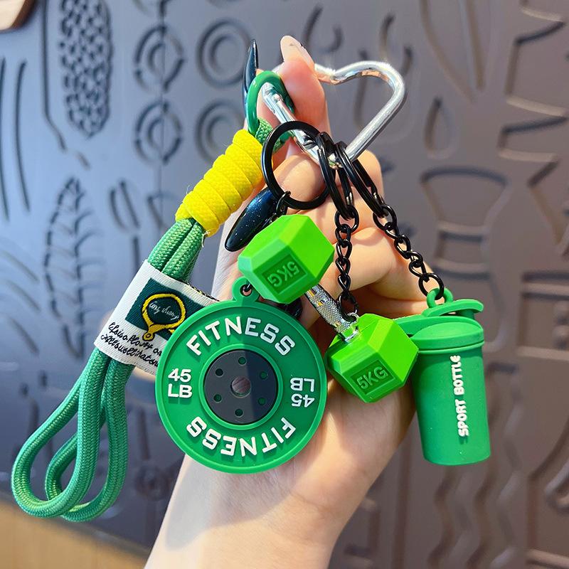 Portachiavi Manubrio Portachiavi Manubrio in Silicone Regali per Palestra Per Amanti della Palestra Regalo per Personal Trainer Ciondolo per Zaino Chiave Auto
