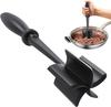 Meat Chopper 5 Blades Kitchen Ground Meat Chopper Spatula Hamburger Ground Beef Mix N Chop Tools for Non-Stick Cookware Black