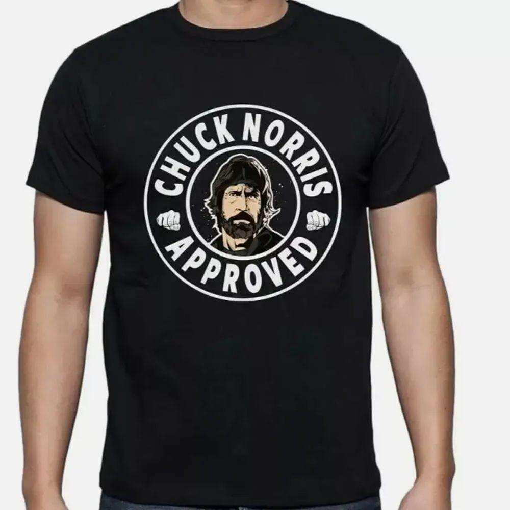 

ZYXZ Men s Graphic T-Shirt Chuck Norris Approved Black 2 Eco-Friendly Limited Edition Men s Casual Sports Fasional 822315 4XL