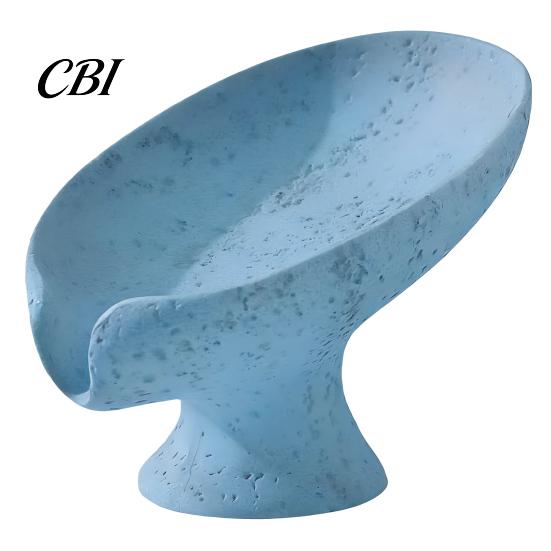 Non-foaming Soap Dish Self Draining Dish, 3D Printed Holder, Multi-functional Tray Sink Organizer for Shower, Bathroom, Kitchen Hollow Design Holder