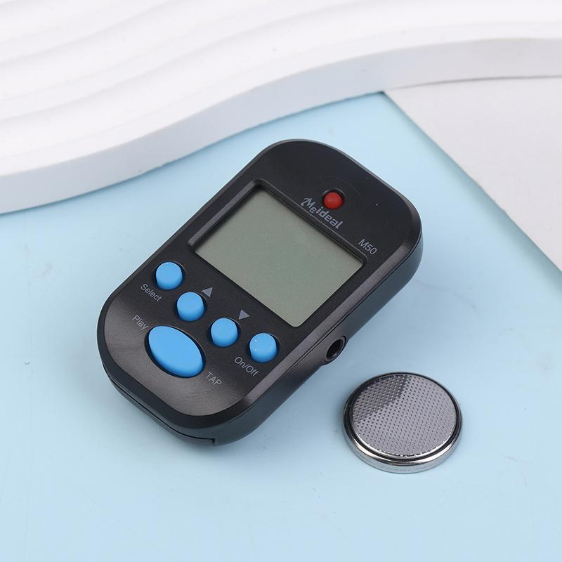 

Міні-метроном M50 для гітари, з кліпсою, цифровий РК-дисплей, ритм-метр, аксесуари для електрогітари, скрипки, бас-гітари та інших струнних інструментів чорний