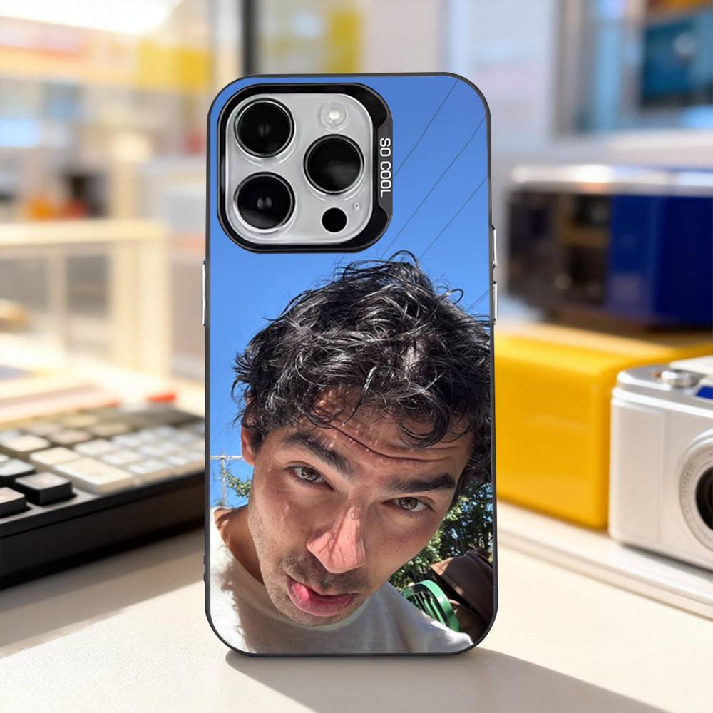 J-Joe J-Jonas Singer Phone Case For iPhone 17,16,15,14,13,12,11,Pro,XS,Max,Plus,Mini,SE4,E IMD Matte Black iPhone16promax