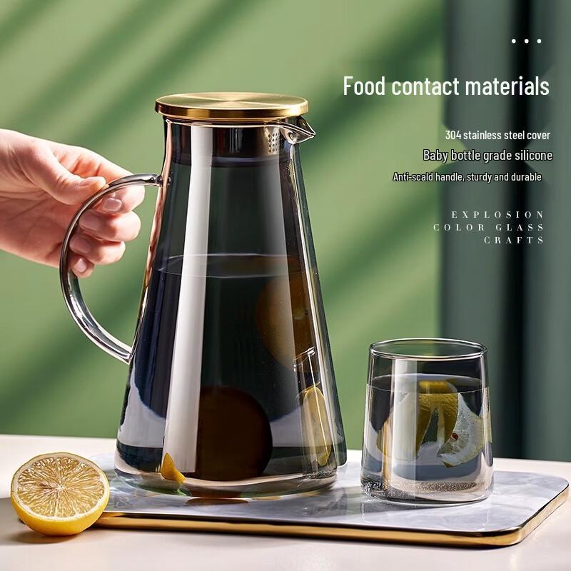 Tianxi Glass Cold Water and Fruit Tea Pitcher Set