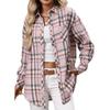 Women's 2025 Autumn Retro Plaid Long Sleeve Shirt – Versatile, Elegant Hong Kong Style Outerwear