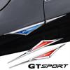 2pcs 3d Alloy Car Stickers Car Accsesories Accessory for Vw VOLKSWAGEN Gt Sport Gtsport Golf Mk4 Mk5 Jetta Eos Polo