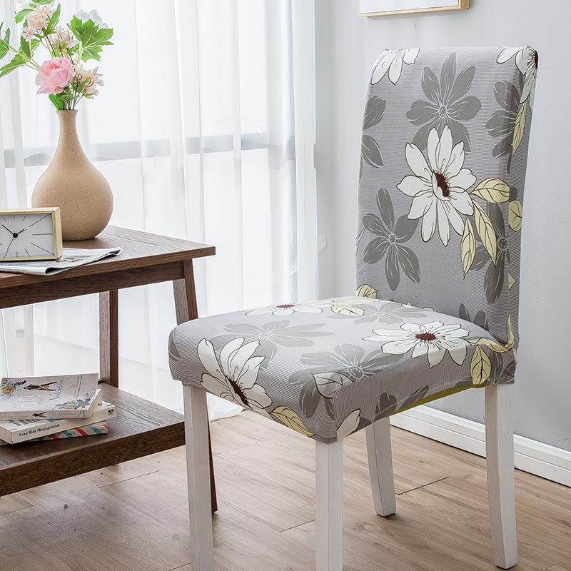 High Elastic Household Chair Cover One-piece Dining Table Chair Cover Chair Cover Fabric Four Seasons