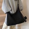 Simple Retro Bag Women's Large Capacity 2025 Autumn and Winter Fashion Shoulder Bag College Student Class Bag Commuter Tote Bag