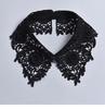 Fashion Beading Fake Collar For Women White Lace Hollow False Detachable Collar Lapel Shirt Tie Necklace Clothes Accessory