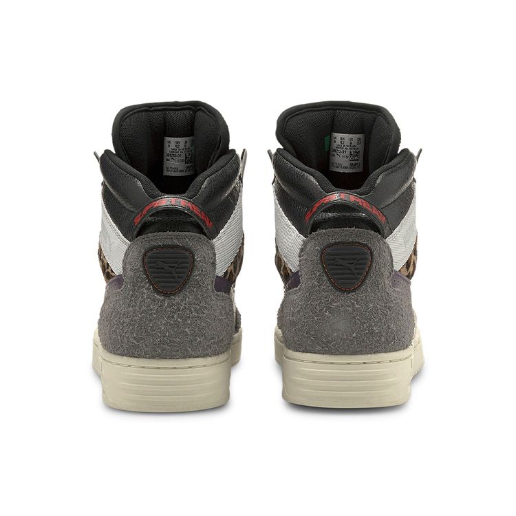 Puma Slipstream Mid Mutation Beast Fur Unisex Sneakers Multi-Color Black Castlerock 381213-01