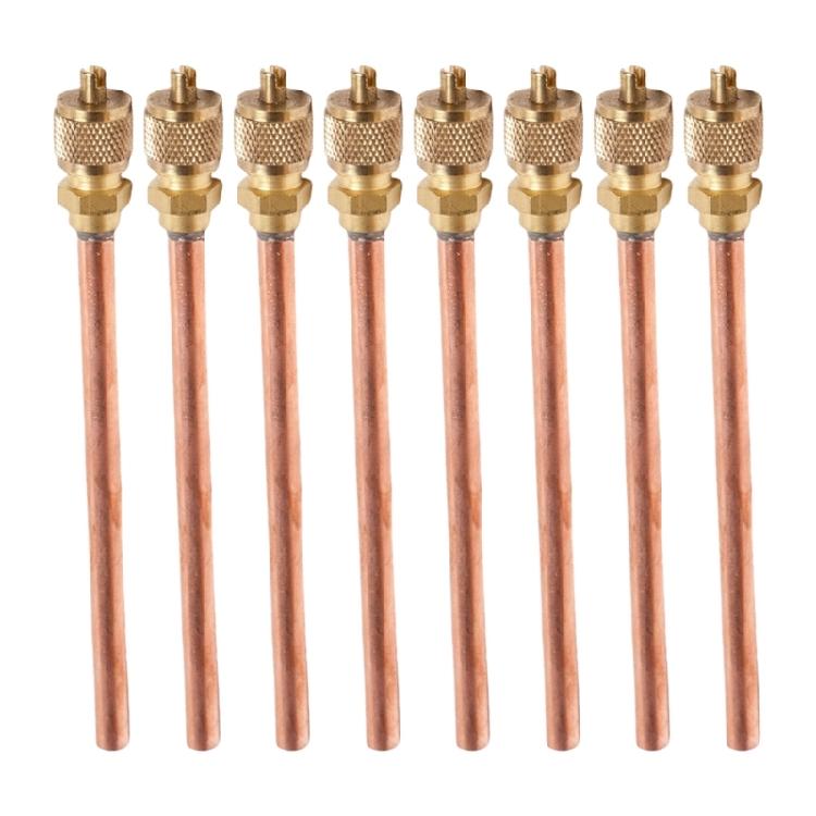 8 шт. Сервисные клапаны для холодильного оборудования Клапаны для ремонта кондиционеров Клапаны системы охлаждения Инструмент для обслуживания кондиционеров