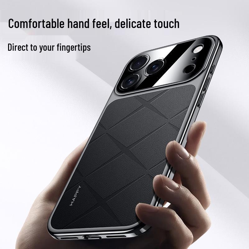 iPhone 17 Pro Max Ultra-Thin Luxury Leather Case: High-End Personalized Soft Cover