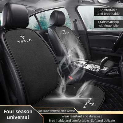 Autostoelhoes Linnen Kussen Beschermer Mat Interieur Accessoires voor Model 3 Highland 2023 Model S Model X Model Y