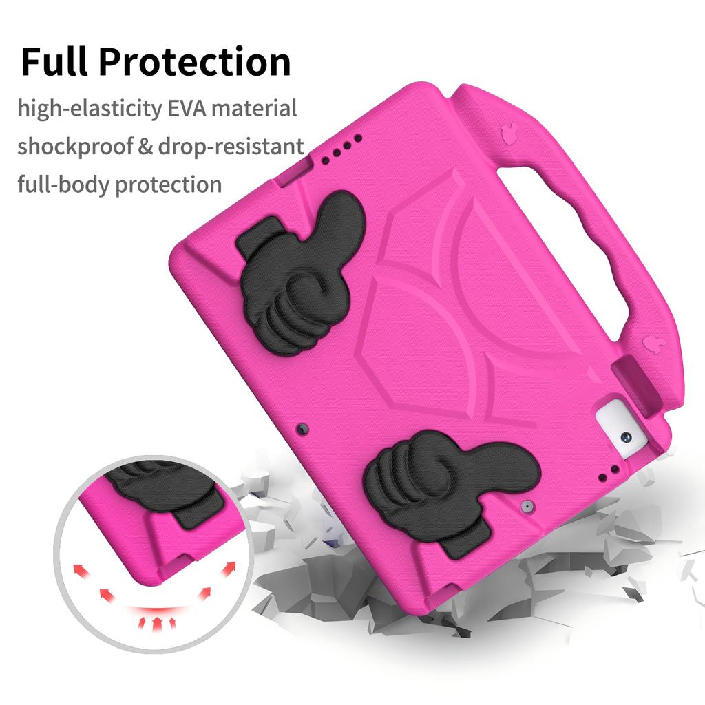 Kids EVA Shockproof Stand Tablet Case for IPad 10.2 7th 8th 9th with Handle IPad Air3 Pro 10.5 Thumb Shockproof Cover for Kids