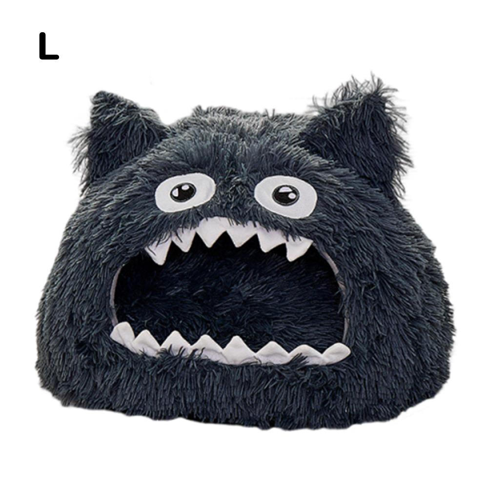 New Cat Pad Winter Warm Removable Pet House Semi-closed Washable Enclosed Pet Bed S