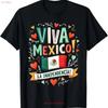Viva Mexico La Independencia Fiesta Mexican Independence Day T Shirt for Da Vintage Washed Streetwear Slightly Graphic