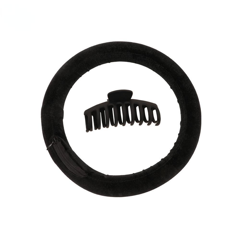 

Безнагревная плойка, ленивая плойка-повязка на голову, делает волосы мягкими и блестящими, плойка для волос, инструменты для парикмахерского искусства, безнагревные локоны для волос 1 чёрный