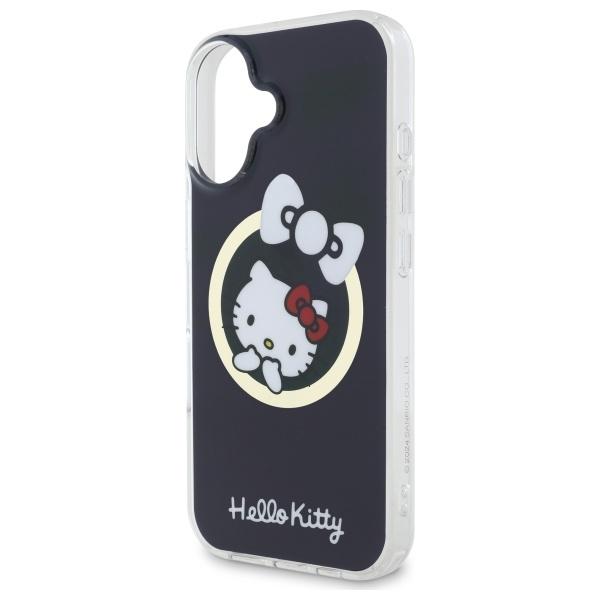 Hello Kitty Hkhmp16Shflbk Iphone 16 6,1Czarny/Black Hardcase Iml Fun Bow Magsafe