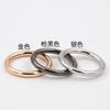 Metal Ring Buckle Luggage Women'S Trench Coat Coat Decorative Button Circle Clothing Accessories