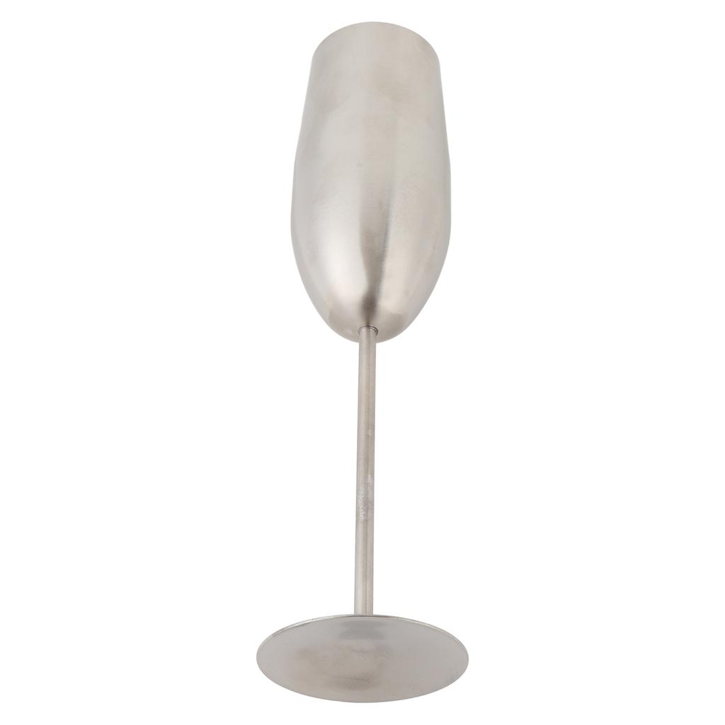 Stainless Steel Champagne Flutes 260ML Cold Insulation Easy Cleanup Metal Wine Goblet Cup for Party