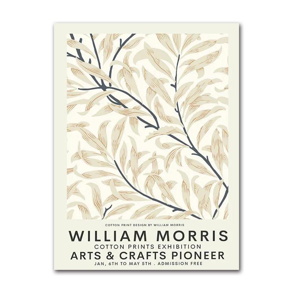 William Morris Museum Ausstellungsgalerie Wandkunst Leinwandbild Nordische Poster und Drucke Wandbilder für Wohnzimmerdekoration