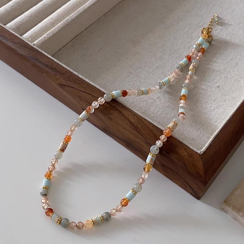 

Дуньхуанское ретро ожерелье на ключицу: Роскошный чокер из камней для женщин