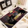 Magic Themed Cat Gaming Mouse Pad TCG Playmat with Stitched Edges Non-Slip Rubber Base Anime Desk Mat for MTG Office PC 90x40cm