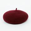 Wool Caps Felt Beret Women British Style Girls Beret Hat Lady Solid Color Winter Hats