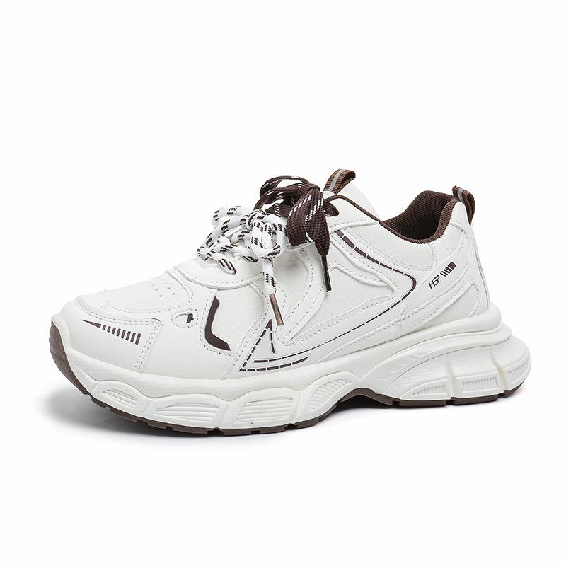 Paar Schnürsenkel Plateau Dad Shoes 22 Frühling und Herbst Neu Lässig Leicht Höhe-erhöhend Sportschuhe