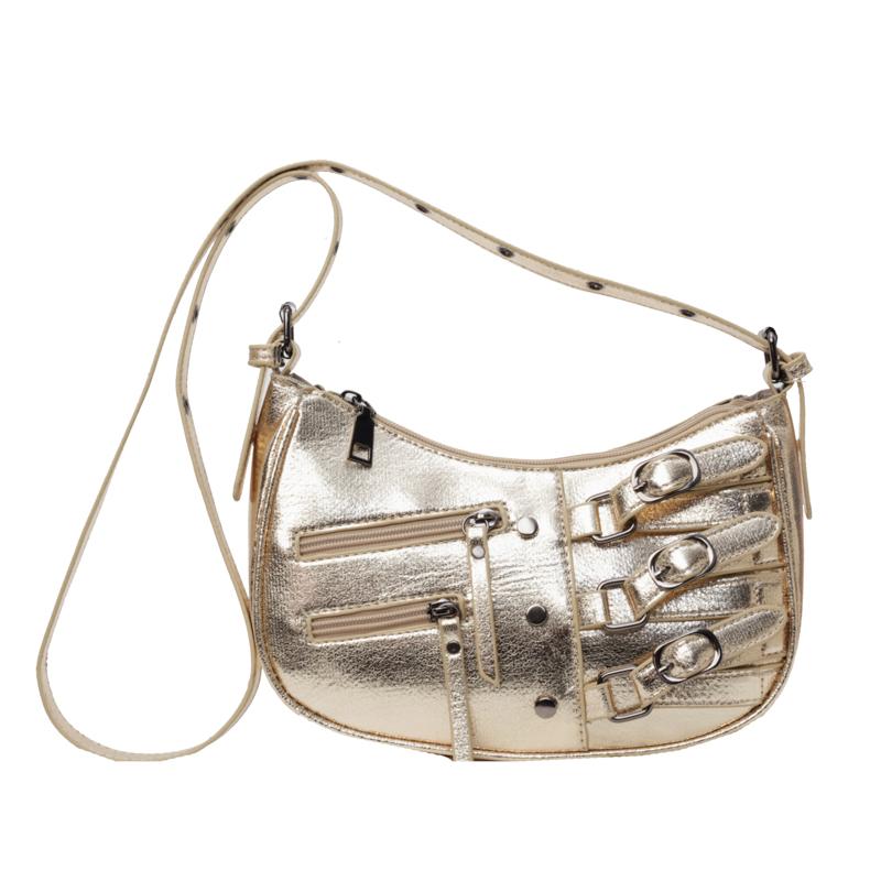 New Vintage Women Shoulder Bag Pu Leather Crossbody Bags Fashion Women's Multi-pockets Messenger Bag Brand Designer Lady Handbag