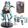 Little Devil Hatsune Miku Cute Sitting Beauty Girl Ornament Car Ornament Instant Noodles Maker Computer Case Decoration Ornament