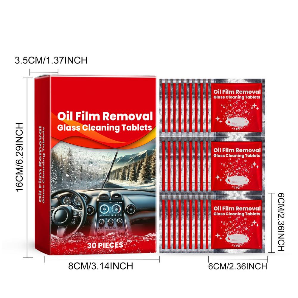 Glass Cleaner Tablets Effective Washer Fluid Tablets Concentrated Tablets For Windshield Windshield Wiper Fluid Tablets Remove