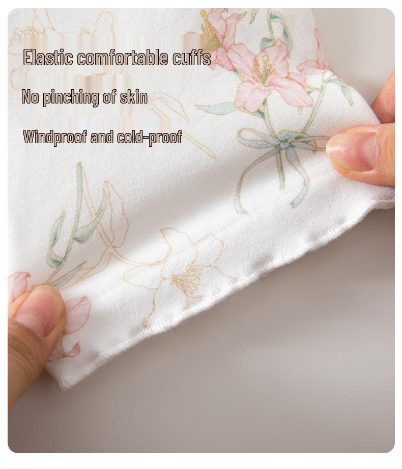 Baby Girls' French Style Cotton Bodysuit with Bow, for Spring and Autumn