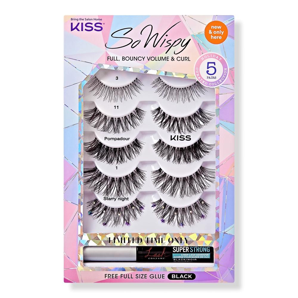 

Kiss So Wispy False Eyelashes Jewels & Stars Holiday Multipack 10 ct