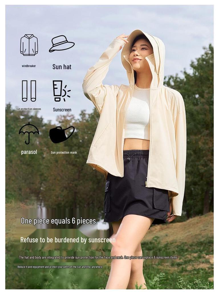 2025 Lightweight Breathable Ice Silk Sun Protection Clothing - Plus Size, Unisex, Summer Outdoor Wear